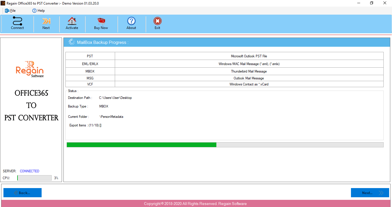 Successfully Save Office 365 to PST format